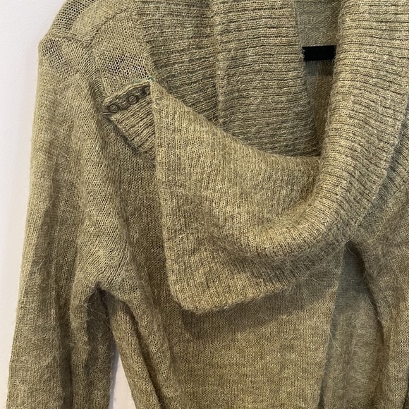 Anthropologie Shae Knit Cowl Neck Sweater Cardigan Size Small - Picture 5 of 8